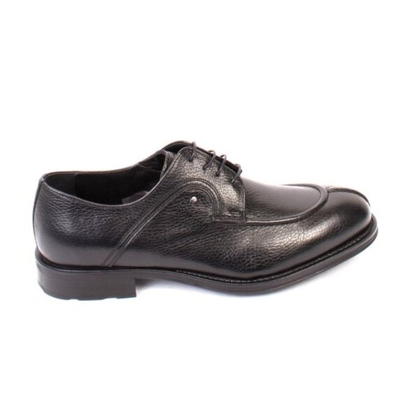 ROBERTO SERPENTINI 53813 Black Leather Lace-Up Classic Shoes main image 4